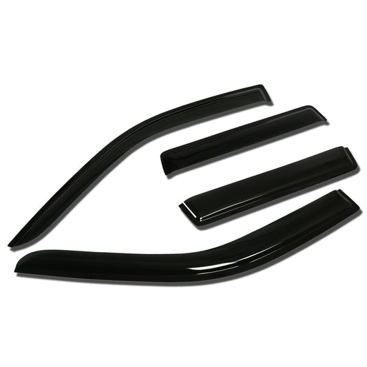 PROTECTOR DE VENTANA WINDOW VISORS - 03-06 MITSUBISHI OUTLANDER - 4PCS - DARK SMOKE