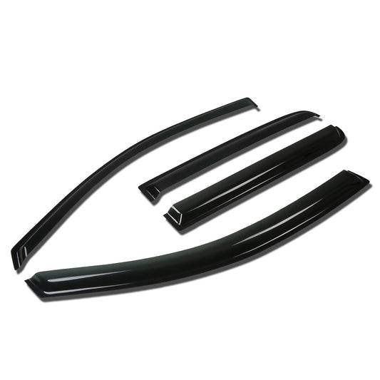 PROTECTOR DE VENTANA WINDOW VISORS - 04-14 NISSAN TITAN - 4PCS - CREW CAB - DARK SMOKE