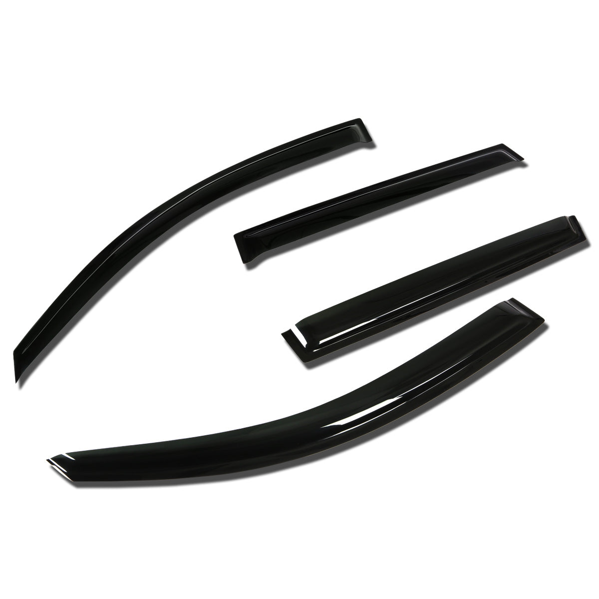 PROTECTOR DE VENTANA WINDOW VISORS - 06-12 TOYOTA RAV4 - 4PCS - DARK SMOKE