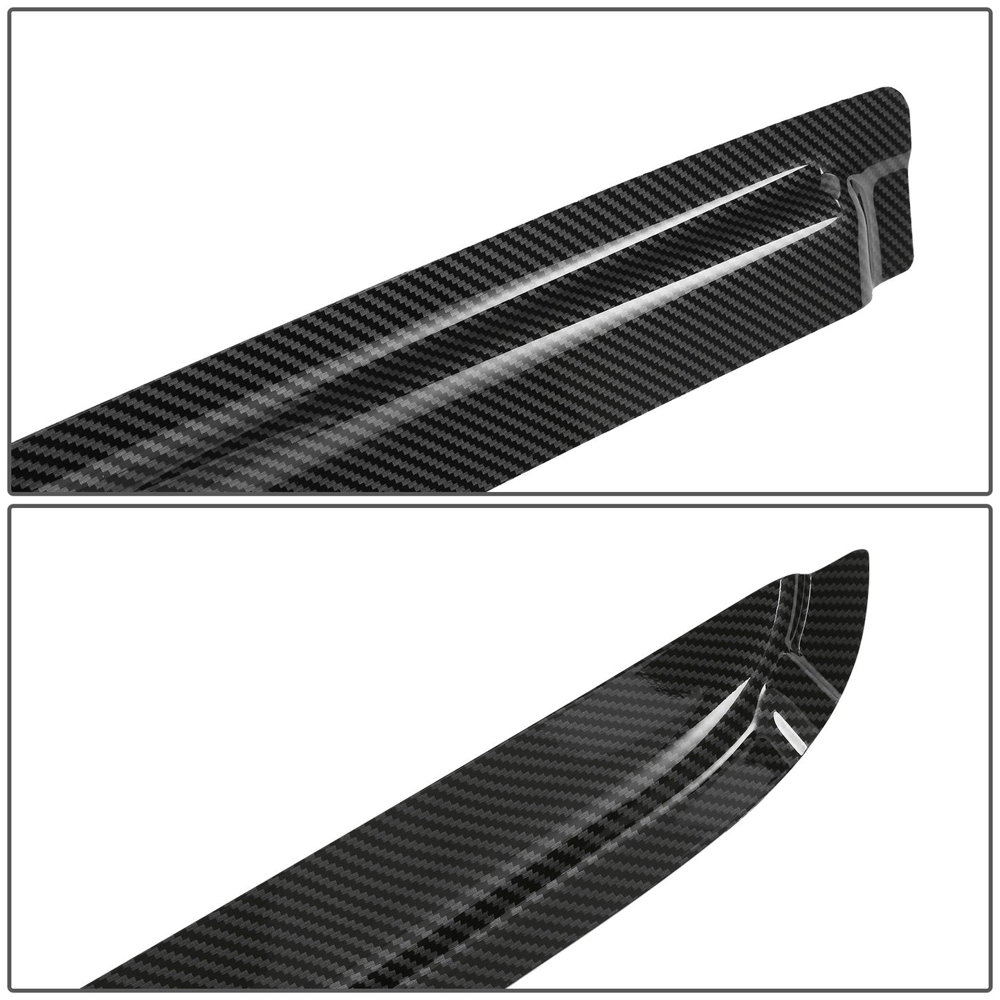 PROTECTOR DE VENTANA WINDOW VISORS - 01-07 TOYOTA SEQUOIA - CARBON FIBER PATTERN STYLING - 4PCS - BLACK