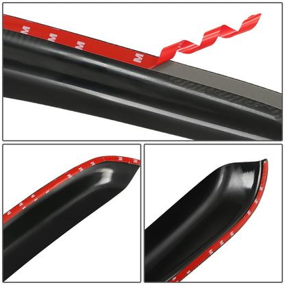 PROTECTOR DE VENTANA WINDOW VISORS - 95-04 TOYOTA TACOMA - FITS EXTENDED CAB MODELS - CARBON FIBER PATTERN STYLING - 4PCS - BLACK