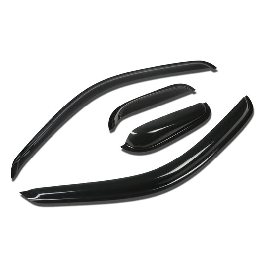 PROTECTOR DE VENTANA WINDOW VISORS - 95-04 TOYOTA TACOMA 2-DR - 4PCS - EXTENDED CAB - DARK SMOKE