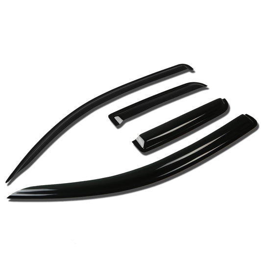 PROTECTOR DE VENTANA WINDOW VISORS - 07-13 TOYOTA TUNDRA 2-DR - 4PCS - EXTENDED CAB - DARK SMOKE