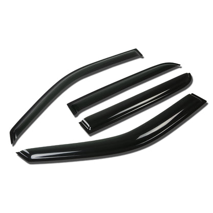 PROTECTOR DE VENTANA WINDOW VISORS - 09-10 DODGE RAM 1500 / 2010 DODGE RAM 2500, 3500 / 11-17 RAM 1500, 2500, 3500 - 4PCS - CREW CAB - DARK SMOKE
