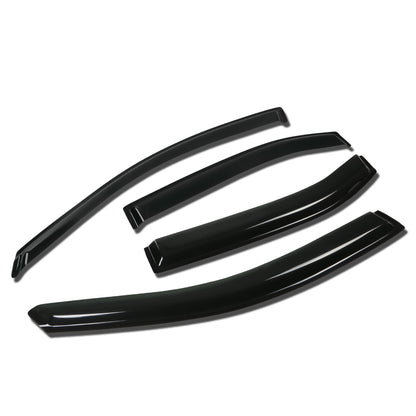 PROTECTOR DE VENTANA WINDOW VISORS - 06-12 FORD FUSION / 07-13 LINCOLN MKZ / 2006 LINCOLN ZEPHYR / 06-10 MERCURY MILAN - 4PCS - DARK SMOKE