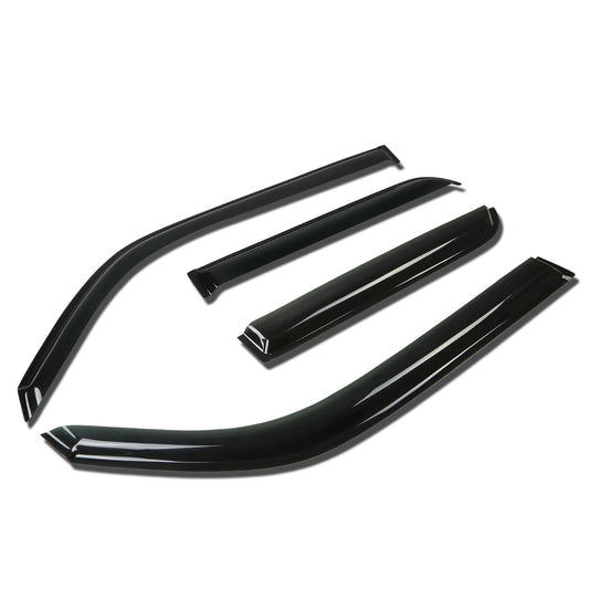 PROTECTOR DE VENTANA WINDOW VISORS - 10-13 TOYOTA 4RUNNER - 4PCS - DARK SMOKE