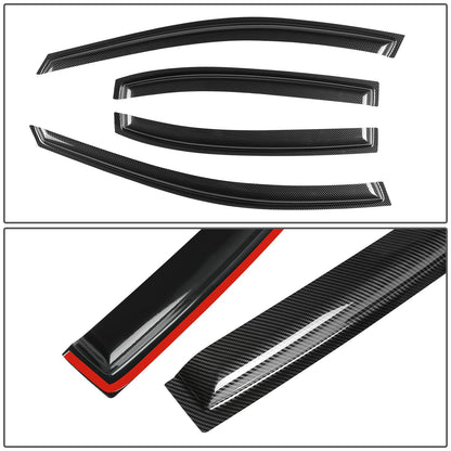 PROTECTOR DE VENTANA WINDOW VISORS - HYUNDAI SONATA 2006-2010 - 4PCS - SMOKE