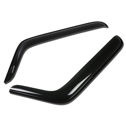 PROTECTOR DE VENTANA WINDOW VISORS - 07-15 JEEP WRANGLER 2-DR - 2PCS - DARK SMOKE