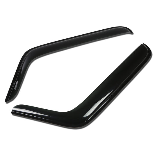 PROTECTOR DE VENTANA WINDOW VISORS - 07-15 JEEP WRANGLER 2-DR - 2PCS - DARK SMOKE