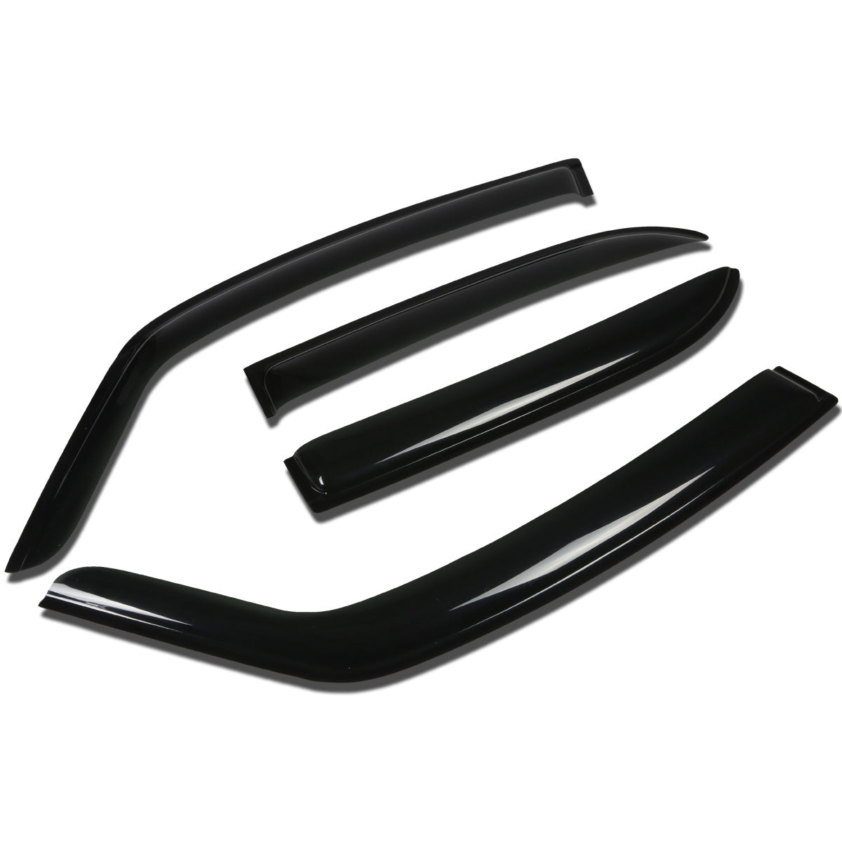 PROTECTOR DE VENTANA WINDOW VISORS - 08-10 SUZUKI SX4 - 4-DR / HATCHBACK - 4PCS - DARK SMOKE