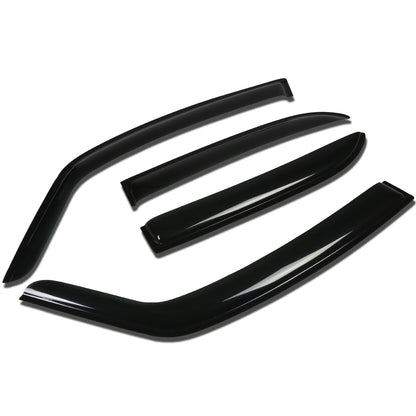 PROTECTOR DE VENTANA WINDOW VISORS - 08-10 SUZUKI SX4 - 4-DR / HATCHBACK - 4PCS - DARK SMOKE