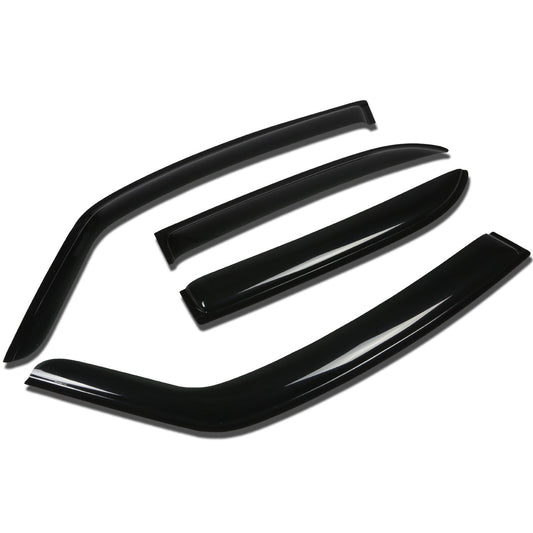 PROTECTOR DE VENTANA WINDOW VISORS - 08-10 SUZUKI SX4 - 4-DR / HATCHBACK - 4PCS - DARK SMOKE