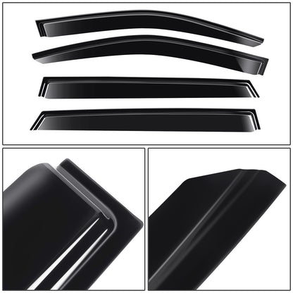 PROTECTOR DE VENTANA WINDOW VISORS - 13-19 NISSAN SENTRA S SV SR