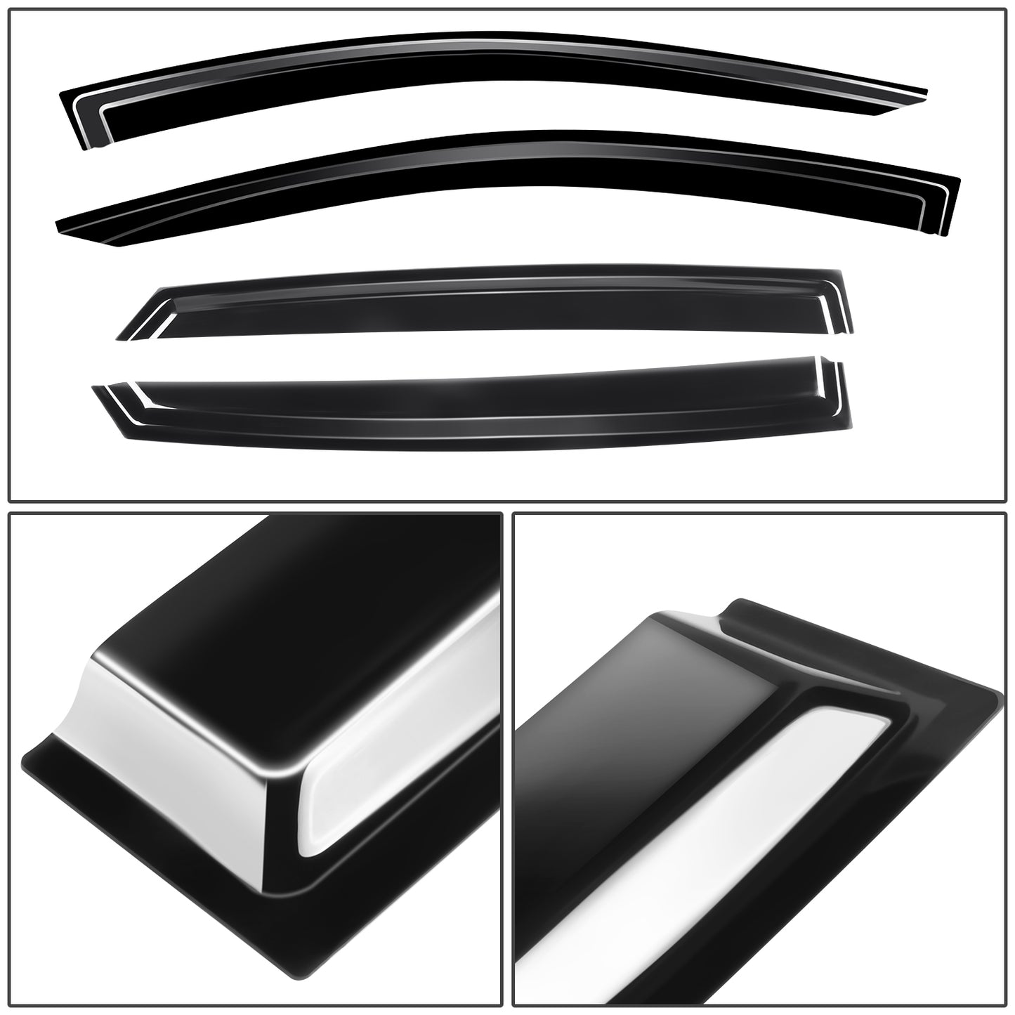 PROTECTOR DE VENTANA WINDOW VISORS - 18-22 HONDA ACCORD SEDAN 10TH GEN LX EX / 19-22 L SPORT TOURING