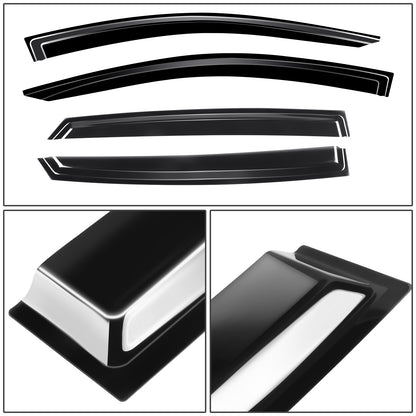 PROTECTOR DE VENTANA WINDOW VISORS - 18-22 HONDA ACCORD SEDAN 10TH GEN LX EX / 19-22 L SPORT TOURING