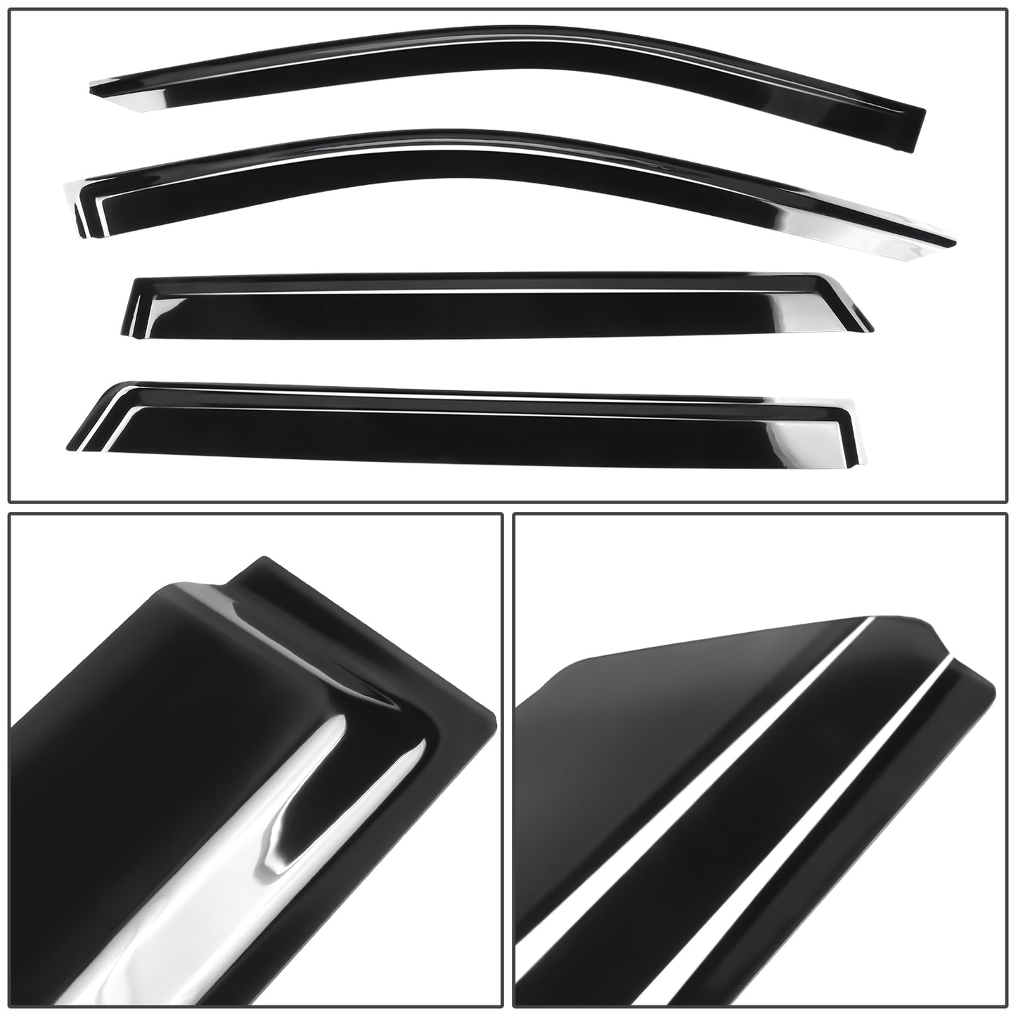 PROTECTOR DE VENTANA WINDOW VISORS - 21-23 CHEVROLET CHEVY TAHOE & COMPATIBLE WITH GMC YUKON
