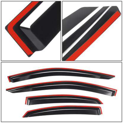 PROTECTOR DE VENTANA WINDOW VISORS - 19-23 KIA FORTE EX FE GT LINE LXS