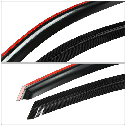 PROTECTOR DE VENTANA WINDOW VISORS - CHEVROLET EQUINOX 2010-2017 - 4PCS - SMOKE