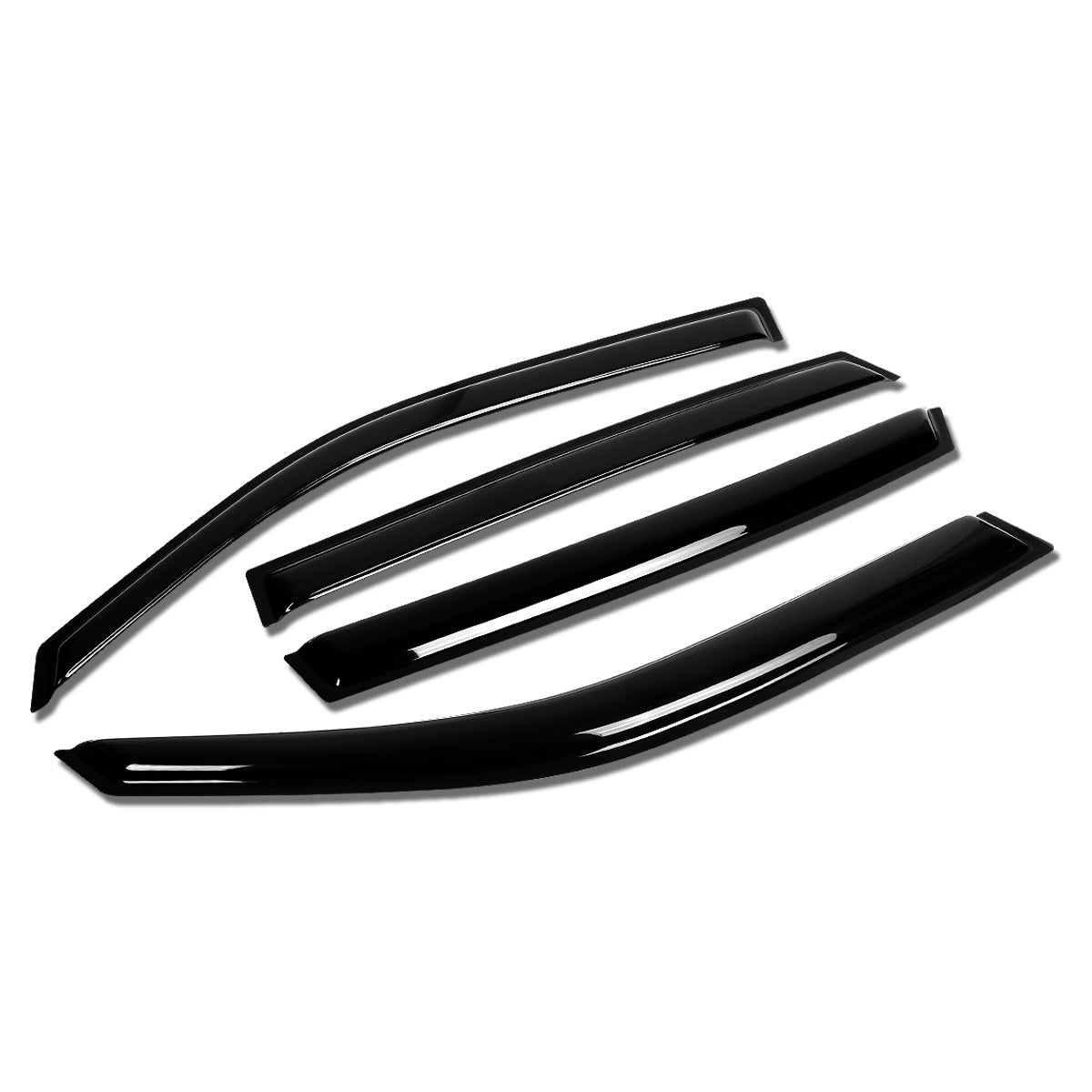 PROTECTOR DE VENTANA WINDOW VISORS - 98-02 MERCEDES BENZ ML320 / 98-03 ML430 / 00-03 ML55 AMG / 02-05 ML500 / 03-05 ML350 - 4PCS - DARK SMOKE