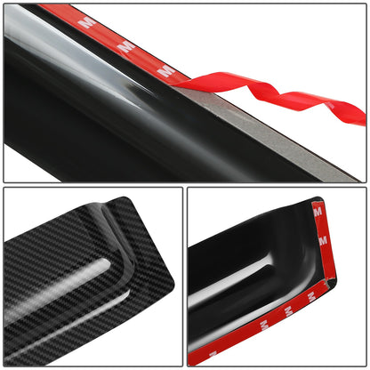 PROTECTOR DE VENTANA WINDOW VISORS - 07-10 FORD EXPLORER - SPORT TRAC - CARBON FIBER PATTERN STYLING - 4PCS - BLACK