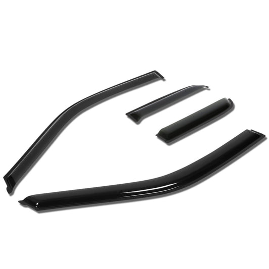 PROTECTOR DE VENTANA WINDOW VISORS - 15-17 FORD F-150 / 2017 FORD F-250, F-350 SUPER DUTY - EXTENDED CAB - 4PCS - DARK SMOKE