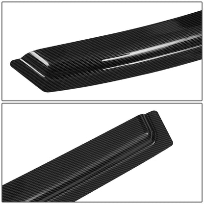 PROTECTOR DE VENTANA WINDOW VISORS - 02-08 AUDI A4 / 02-08 AUDI S4 / 07-08 AUDI RS4 - EXCLUDES CONVERTIBLE ONLY - CARBON FIBER PATTERN STYLING - 4PCS - BLACK