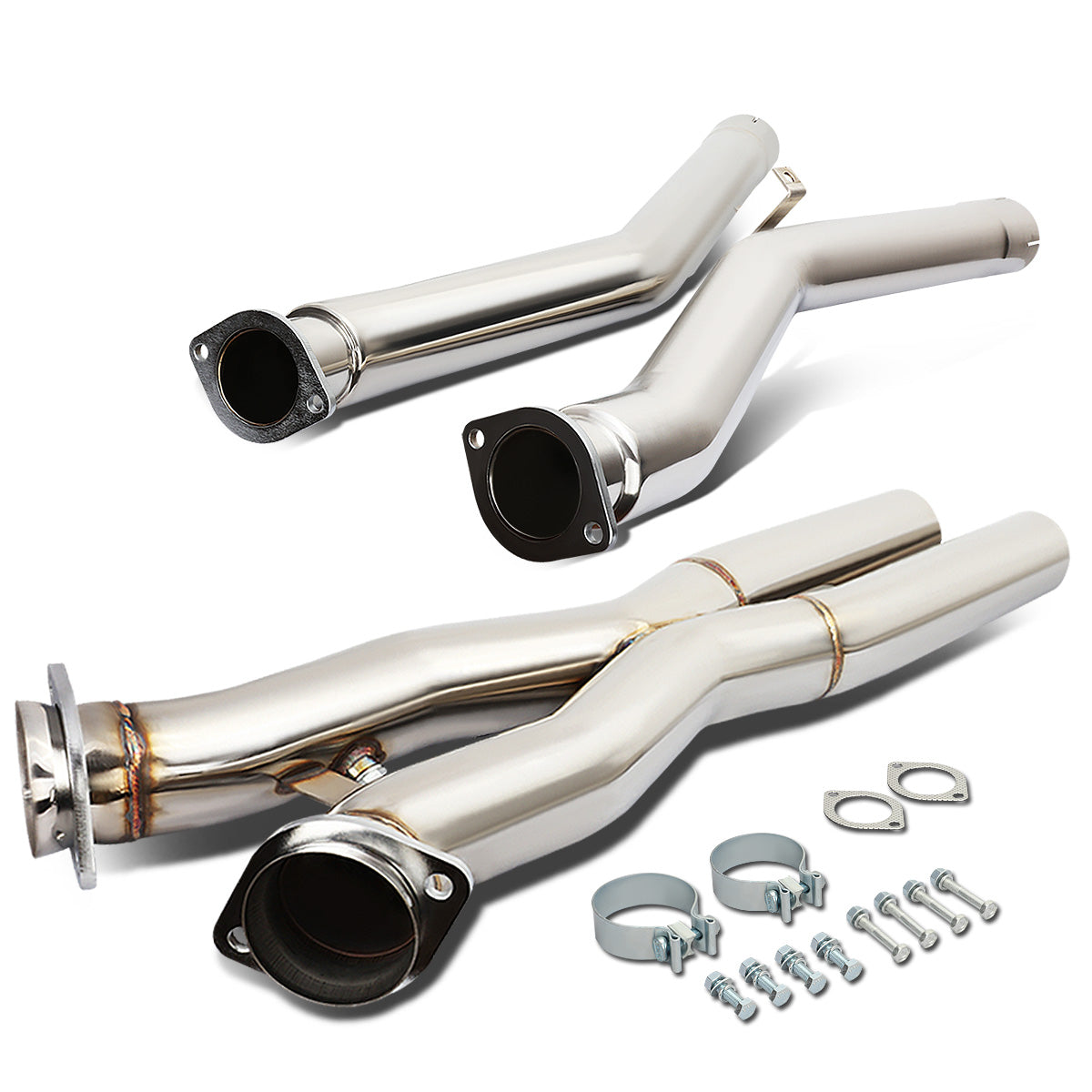 X-PIPE X-PIPE - EXHAUST - SS - 97-04 CHEVY CORVETTE C5 - FITS 3" BALL FLANGES ONLY