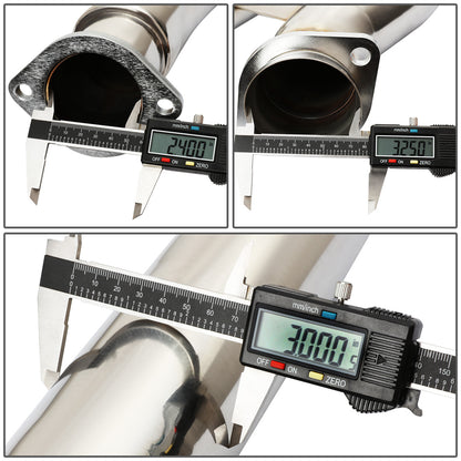 X-PIPE X-PIPE - EXHAUST - SS - 97-04 CHEVY CORVETTE C5 - FITS 3" BALL FLANGES ONLY