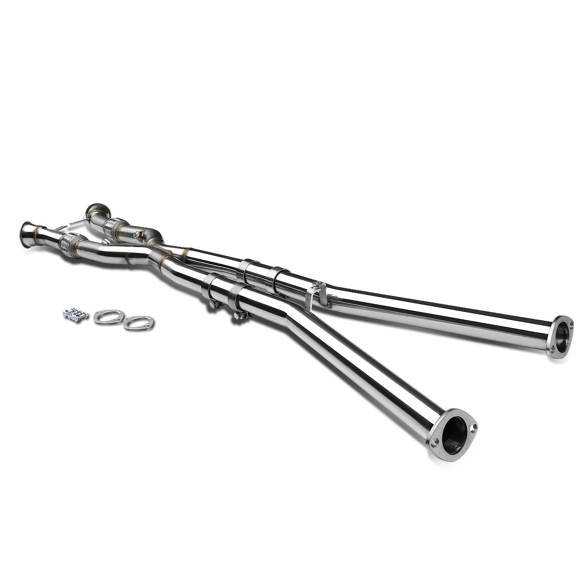 X-PIPE X-PIPE - EXHAUST - SS - 97-04 CHEVY CORVETTE C5 - 3" V-BAND INLET FLANGE