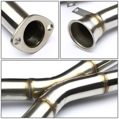 X-PIPE X-PIPE - EXHAUST - SS - 97-04 CHEVY CORVETTE C5 - 3" V-BAND INLET FLANGE