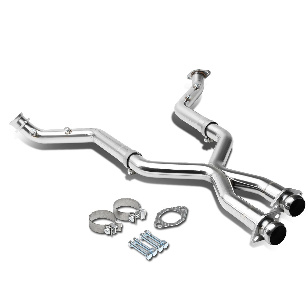 X-PIPE X-PIPE - EXHAUST - SS - 96-98 FORD MUSTANG 4.6L V8 - FITS OEM OR SHORTY HEADERS