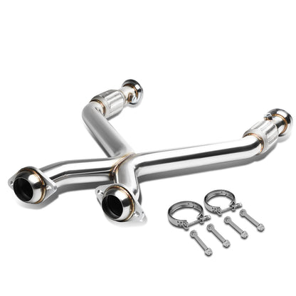 X-PIPE X-PIPE - EXHAUST - SS - 96-04 FORD MUSTANG 4.6L GT - FITS LONG TUBES W/ V-BAND FLANGE ONLY