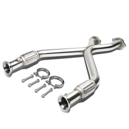 X-PIPE X-PIPE - EXHAUST - SS - 96-04 FORD MUSTANG 4.6L GT - FITS LONG TUBES W/ V-BAND FLANGE ONLY
