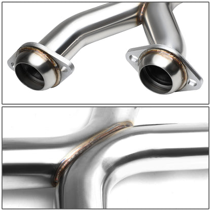 X-PIPE X-PIPE - EXHAUST - SS - 96-04 FORD MUSTANG 4.6L GT - FITS LONG TUBES W/ V-BAND FLANGE ONLY