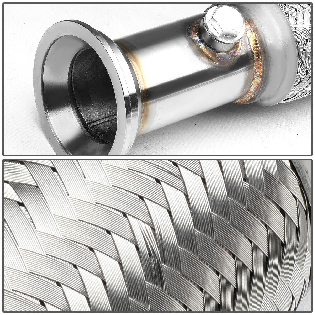 X-PIPE X-PIPE - EXHAUST - SS - 96-04 FORD MUSTANG 4.6L GT - FITS LONG TUBES W/ V-BAND FLANGE ONLY