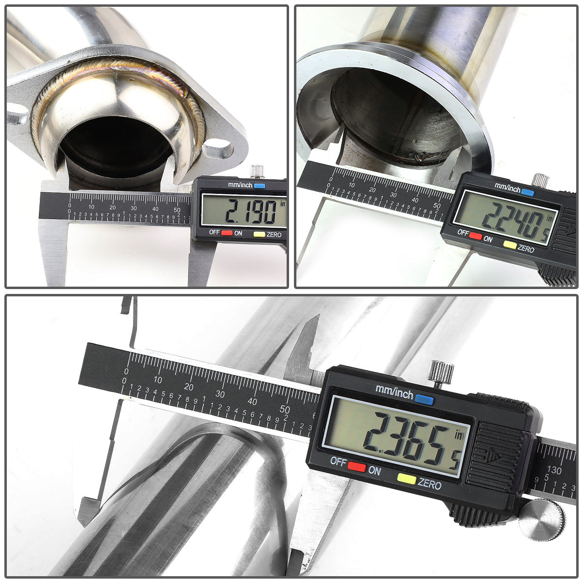 X-PIPE X-PIPE - EXHAUST - SS - 96-04 FORD MUSTANG 4.6L GT - FITS LONG TUBES W/ V-BAND FLANGE ONLY