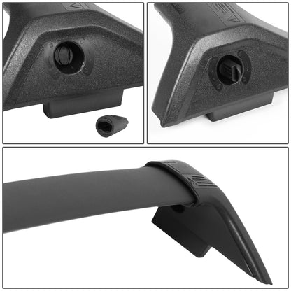 PORTAEQUIPAJE ROOF RACK CROSS BAR - 19-20 TOYOTA RAV4 - MOUNTS ONTO OEM ROOF RAILS - MATTE BLACK