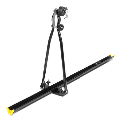 PORTAEQUIPAJE BICYCLE ROOF MOUNT RACK - UPRIGHT - W/ LOCK - BLACK