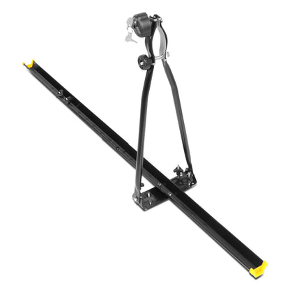 PORTAEQUIPAJE BICYCLE ROOF MOUNT RACK - UPRIGHT - W/ LOCK - BLACK