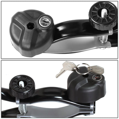 PORTAEQUIPAJE BICYCLE ROOF MOUNT RACK - UPRIGHT - W/ LOCK - BLACK