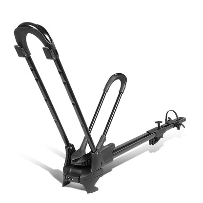 PORTAEQUIPAJE BICYCLE ROOF MOUNT RACK - WHEEL-ON - W/ LOCK - BLACK