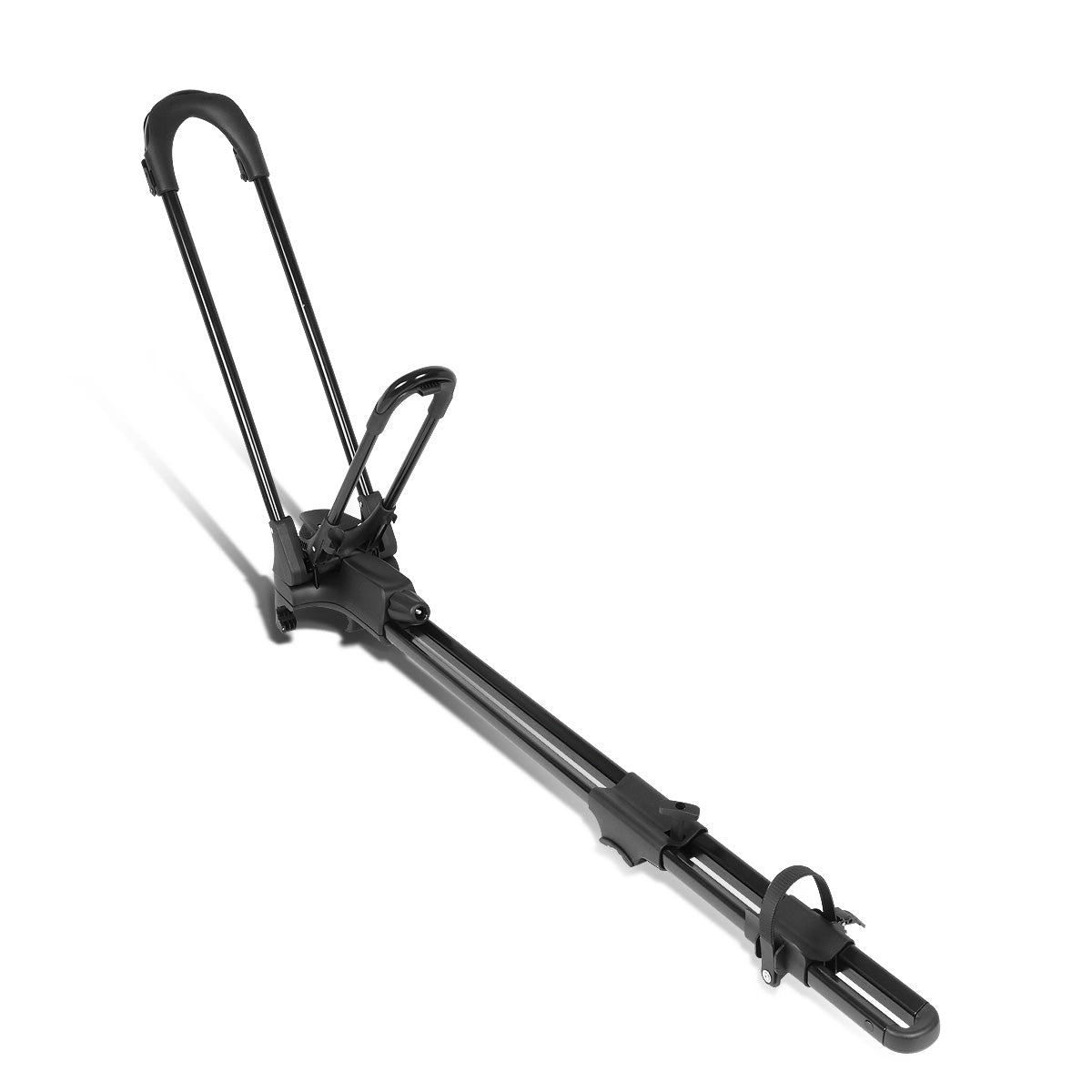 PORTAEQUIPAJE BICYCLE ROOF MOUNT RACK - WHEEL-ON - W/ LOCK - BLACK