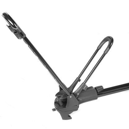 PORTAEQUIPAJE BICYCLE ROOF MOUNT RACK - WHEEL-ON - W/ LOCK - BLACK