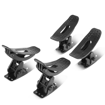 PORTAEQUIPAJE KAYAK ROOF CARRIER - 4PCS - UNIVERSAL - BLACK