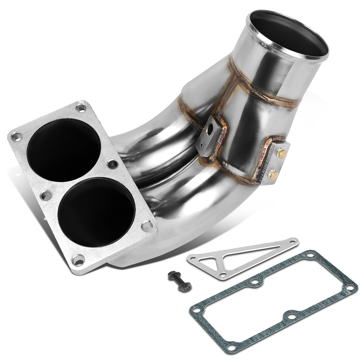 nan INTAKE MANIFOLD ELBOW - STAINLESS STEEL - 07-18 DODGE RAM 2500, 3500 - FITS 6.7L TURBO DIESEL MODELS