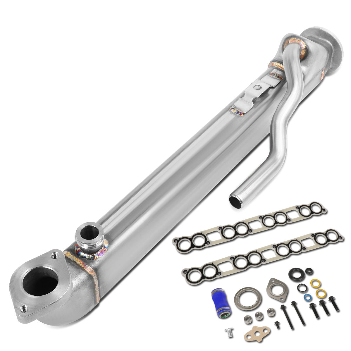 nan EGR COOLER KIT - 05 FORD E-250 / 04-10 FORD E-350, E-450 / 04-05 FORD EXCURSION / 04-07 FORD F-250, F-350, F-450, F-550 SUPER DUTY / 05-07 FORD F-650, F-750 / 05-08 INTERNATIONAL 1652SC, INTERNATIONAL 3200, INTERNATIONAL 3300, INTERNATIONAL 4200,