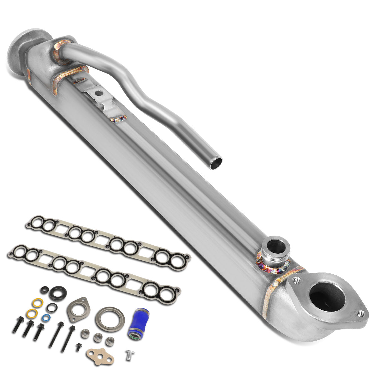 nan EGR COOLER KIT - 05 FORD E-250 / 04-10 FORD E-350, E-450 / 04-05 FORD EXCURSION / 04-07 FORD F-250, F-350, F-450, F-550 SUPER DUTY / 05-07 FORD F-650, F-750 / 05-08 INTERNATIONAL 1652SC, INTERNATIONAL 3200, INTERNATIONAL 3300, INTERNATIONAL 4200,