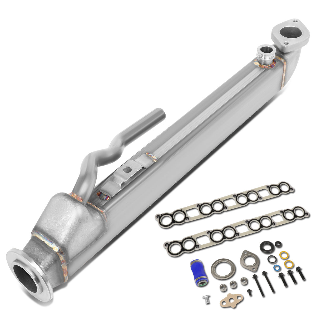 nan EGR COOLER KIT - 05 FORD E-250 / 04-10 FORD E-350, E-450 / 04-05 FORD EXCURSION / 04-07 FORD F-250, F-350, F-450, F-550 SUPER DUTY / 05-07 FORD F-650, F-750 / 05-08 INTERNATIONAL 1652SC, INTERNATIONAL 3200, INTERNATIONAL 3300, INTERNATIONAL 4200,
