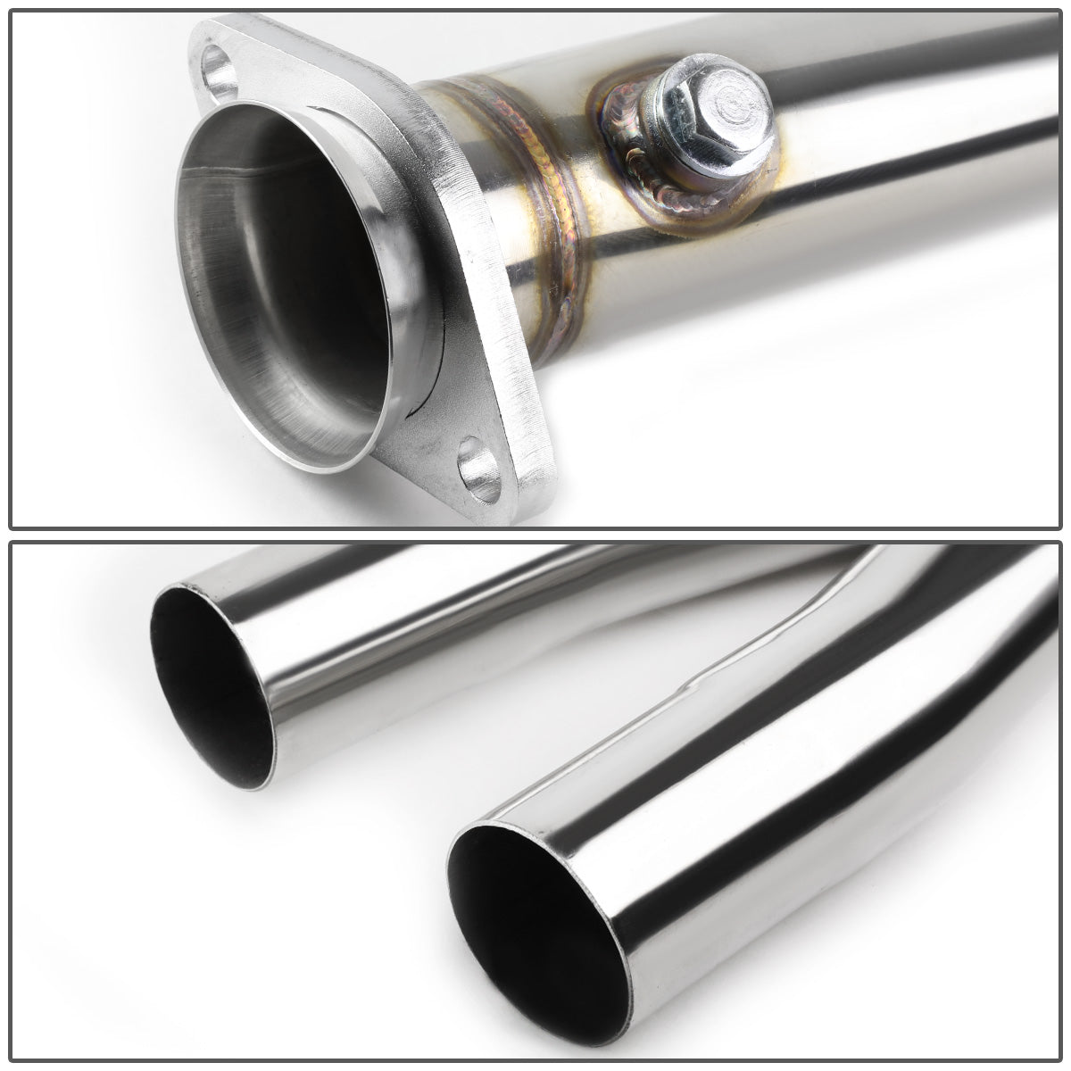 nan X-PIPE - EXHAUST - SS - 11-14 FORD MUSTANG 3.7 V6 - FITS ORIGINAL OR SHORTY HEADERS