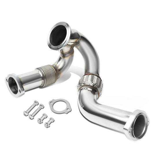 nan Y-PIPE - TURBOCHARGER - SS - 03-07 FORD F-250, F-350, F-450, F-550 SUPER DUTY / 03-05 FORD EXCURSION - 6.0L V8 DIESEL
